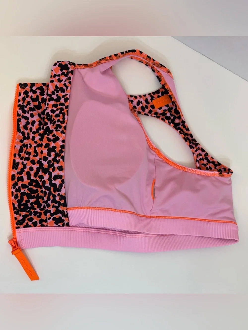 Fabletics women’s zip front  bikini top size L - Picture 8 of 9